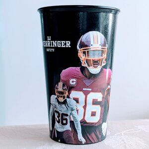 2018 Washington Redskins 32oz Stadium Cup DJ Swearinger 7-11 Refillable Rare